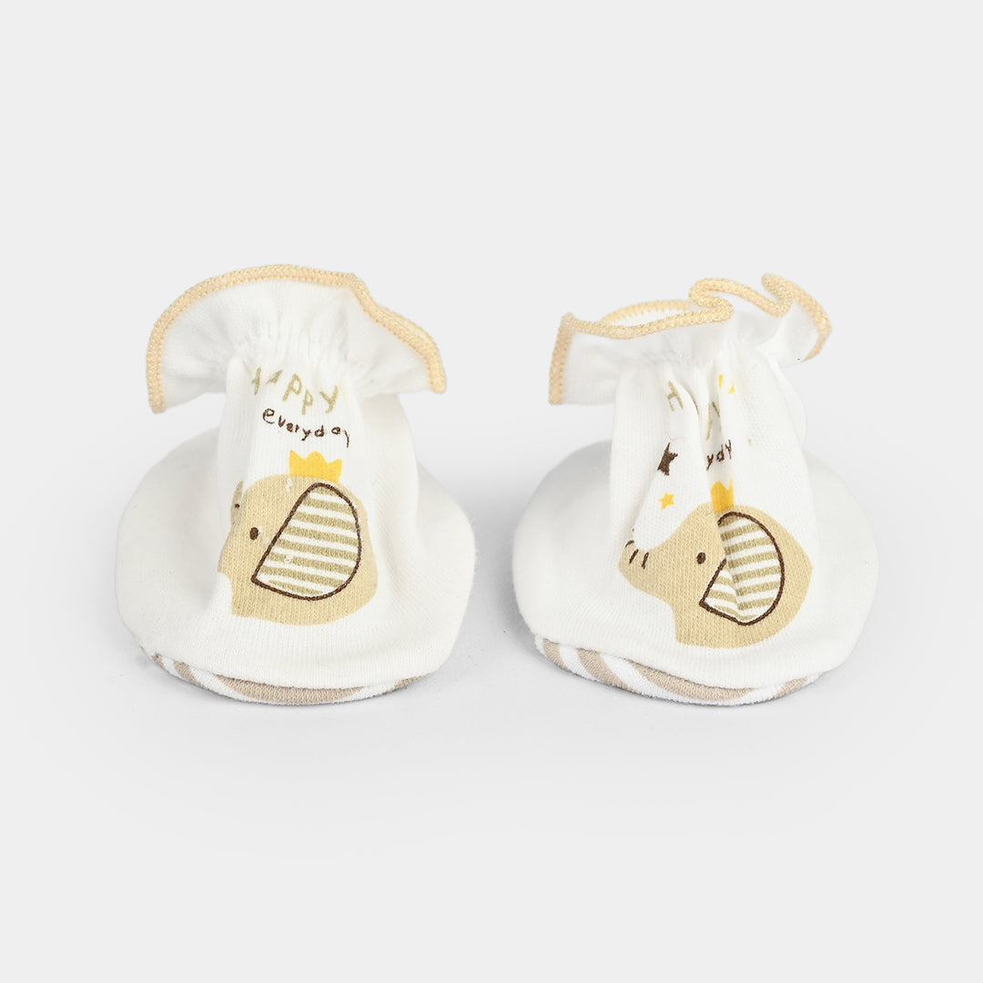 Soft Cotton Baby Booties | 0-6M