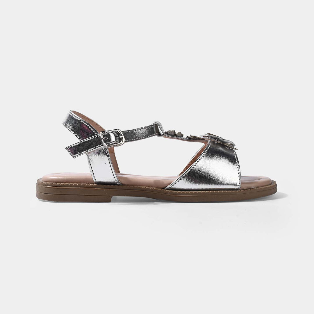 Girls Sandal BS-014-SILVER