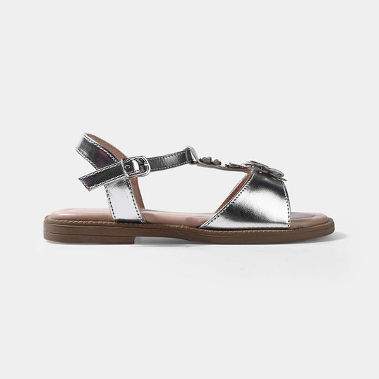 Girls Sandal BS-014-SILVER