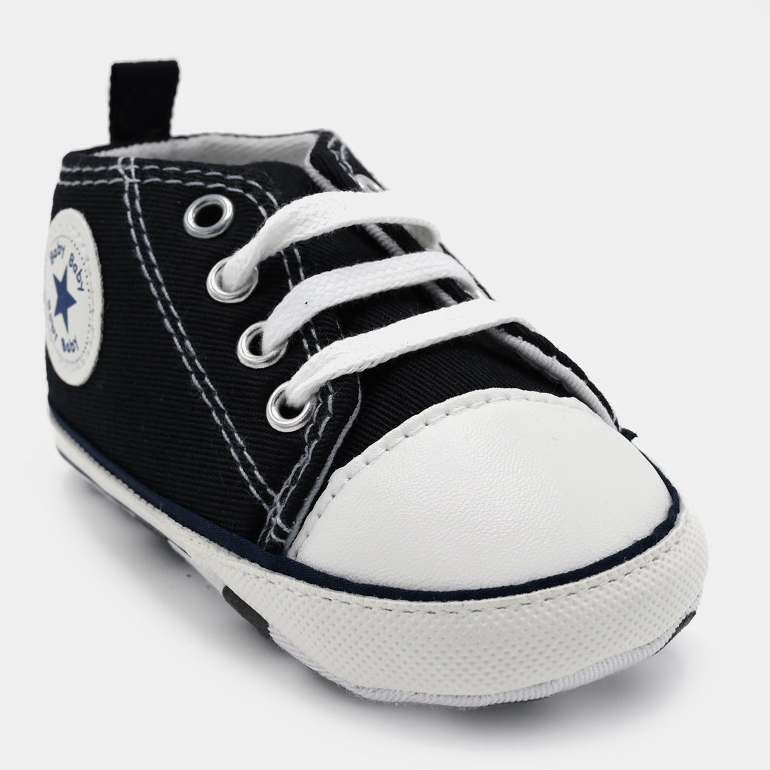 Baby Boy Shoes 475-BLACK