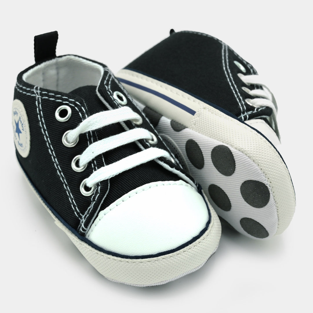 Baby Boy Shoes 475-BLACK