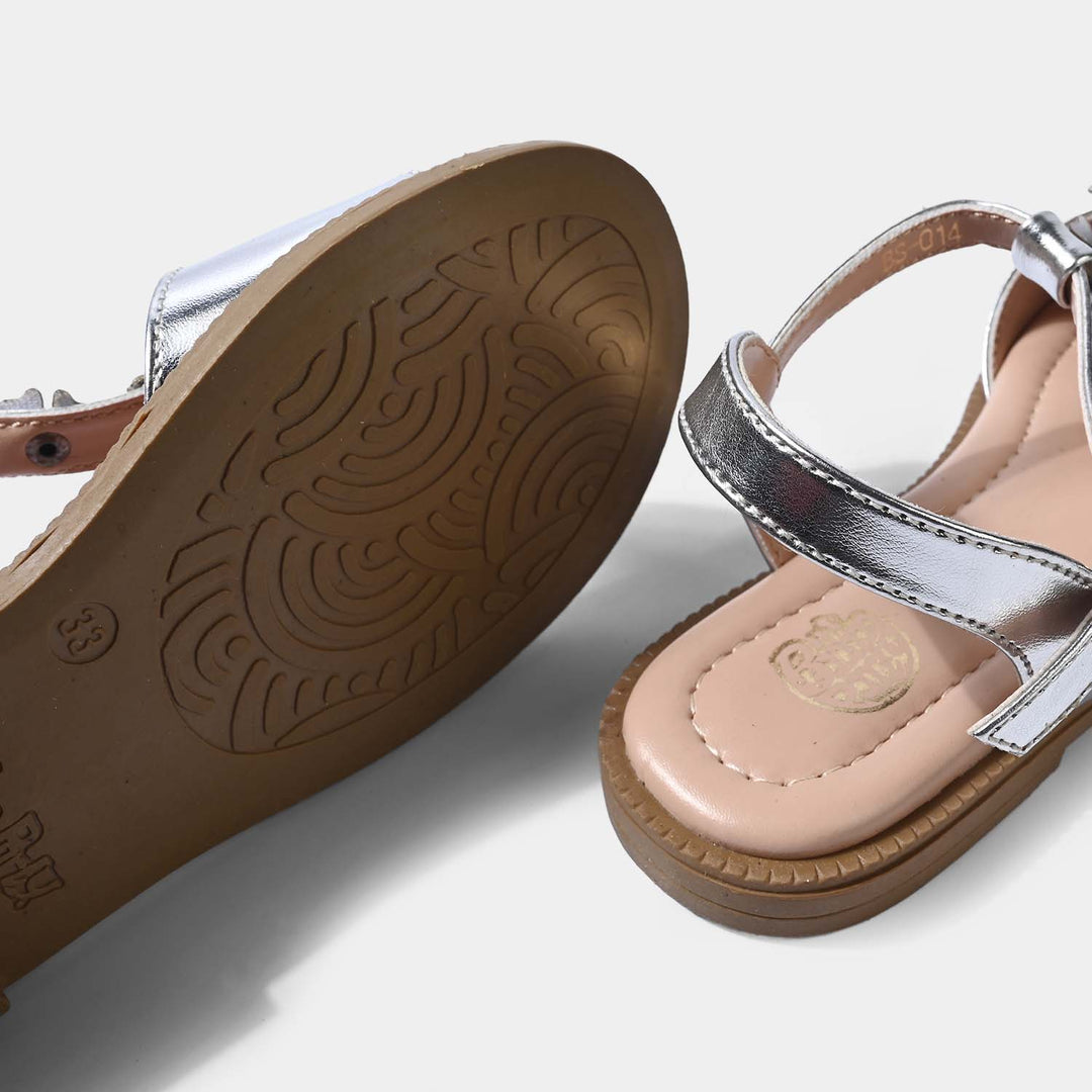 Girls Sandal BS-014-SILVER