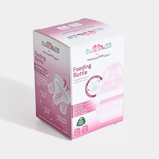 Cuddles Feeder Bottle 60Ml Pink