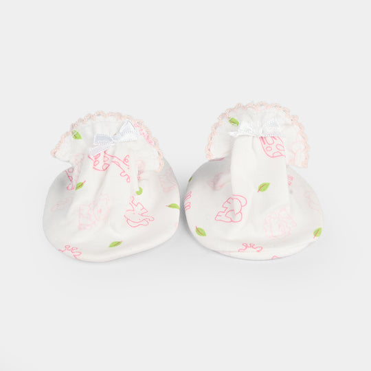 Soft Cotton Baby Booties | 0-6M