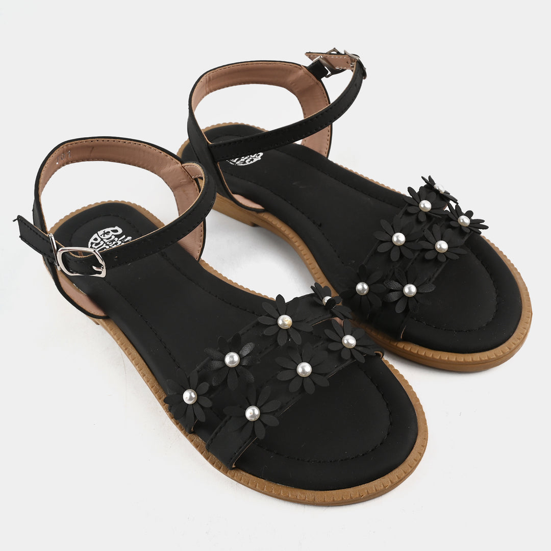 Girls Sandals J01-BLACK