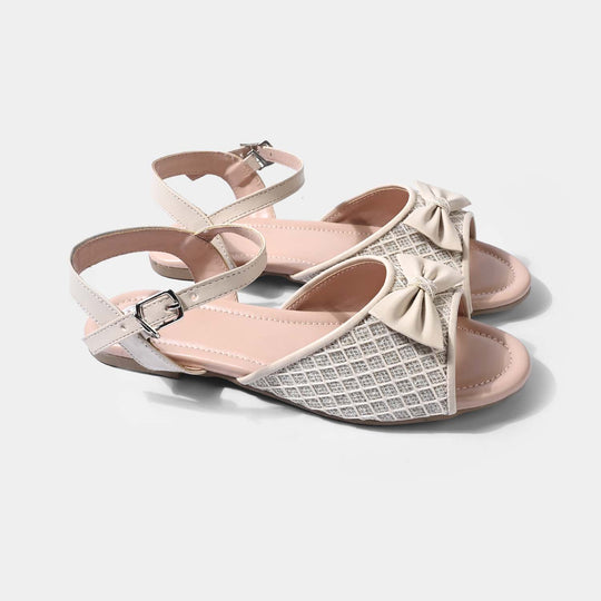 Girls Sandal 456-117-BEIGE
