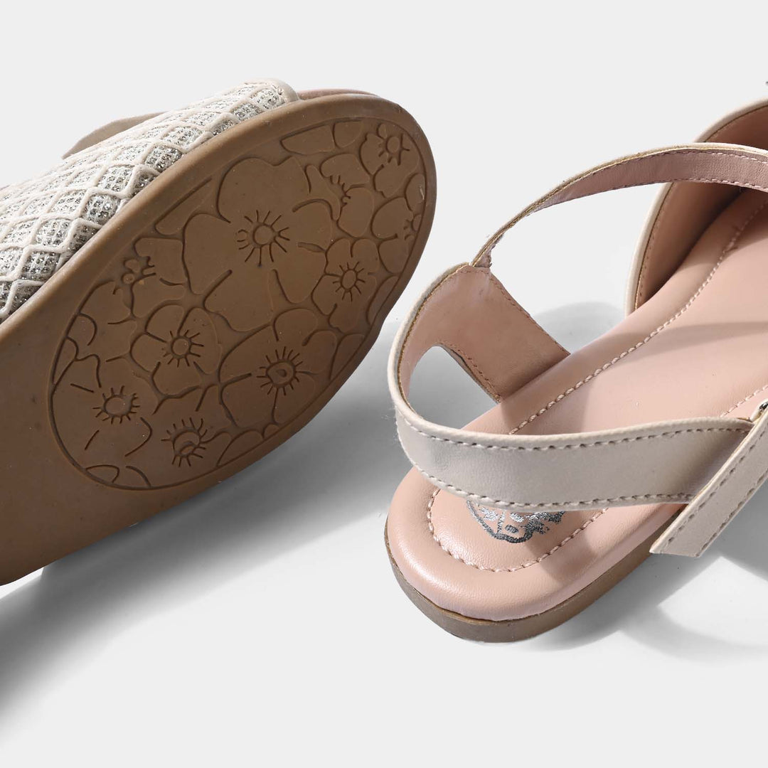 Girls Sandal 456-117-BEIGE