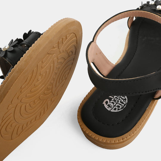 Girls Sandals J01-BLACK