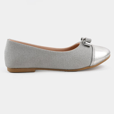 Girls Pumps 80-39-SILVER