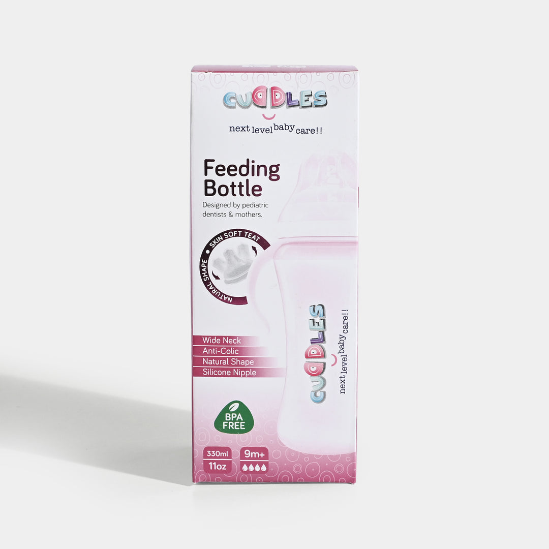 Cuddles Feeder Bottle 330Ml Pink