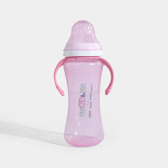 Cuddles Feeder Bottle 330Ml Pink