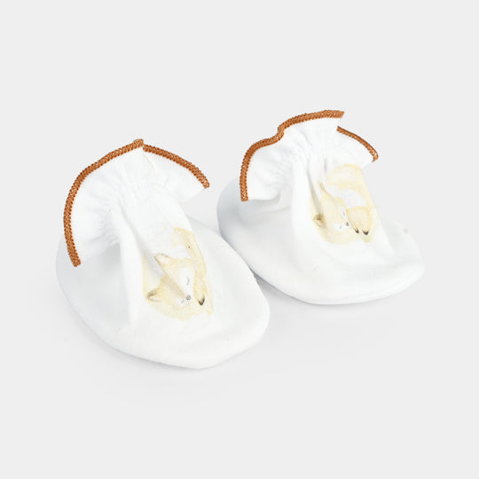 Soft Cotton Baby Booties | 0-6M