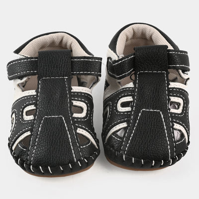 Baby Boys Shoes E65-Black/White