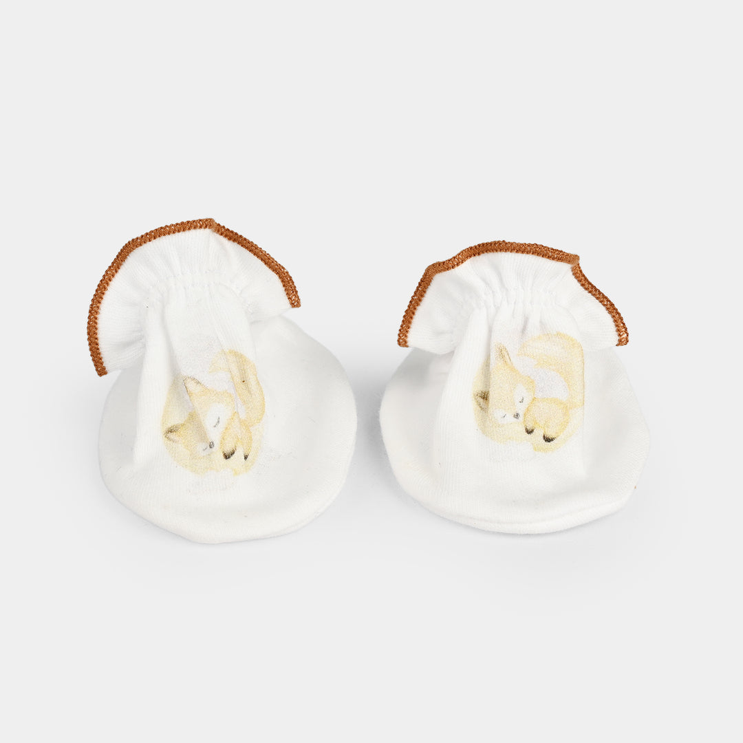 Soft Cotton Baby Booties | 0-6M