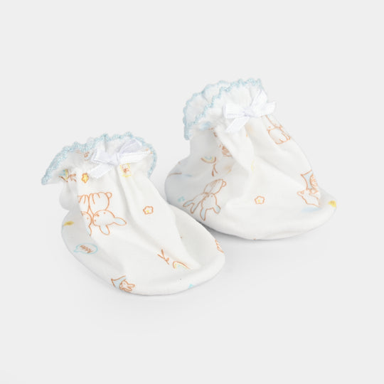 Soft Cotton Baby Booties | 6-12M