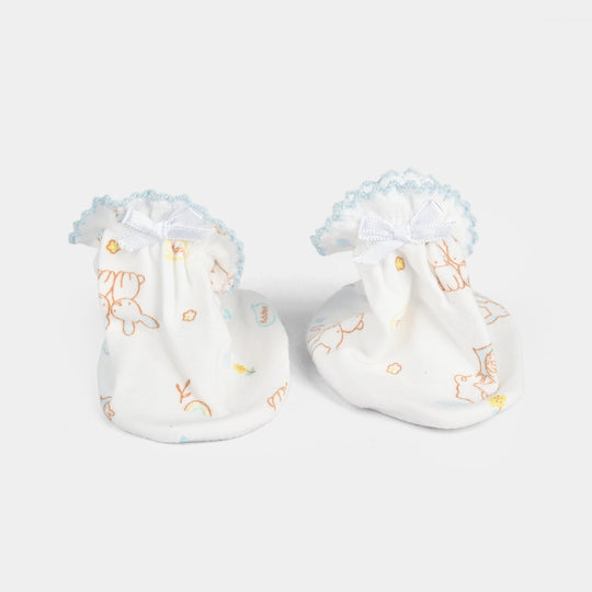 Soft Cotton Baby Booties | 6-12M