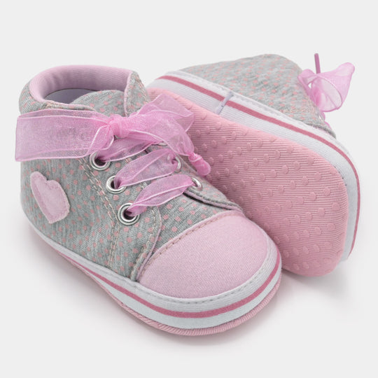 Baby Girls Shoes B332 -GREY