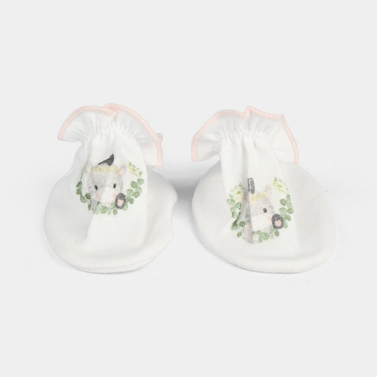 Soft Cotton Baby Booties | 0-6M