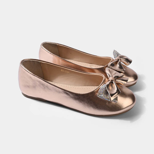 Girls Pumps BS-018-CHAMPAGNE