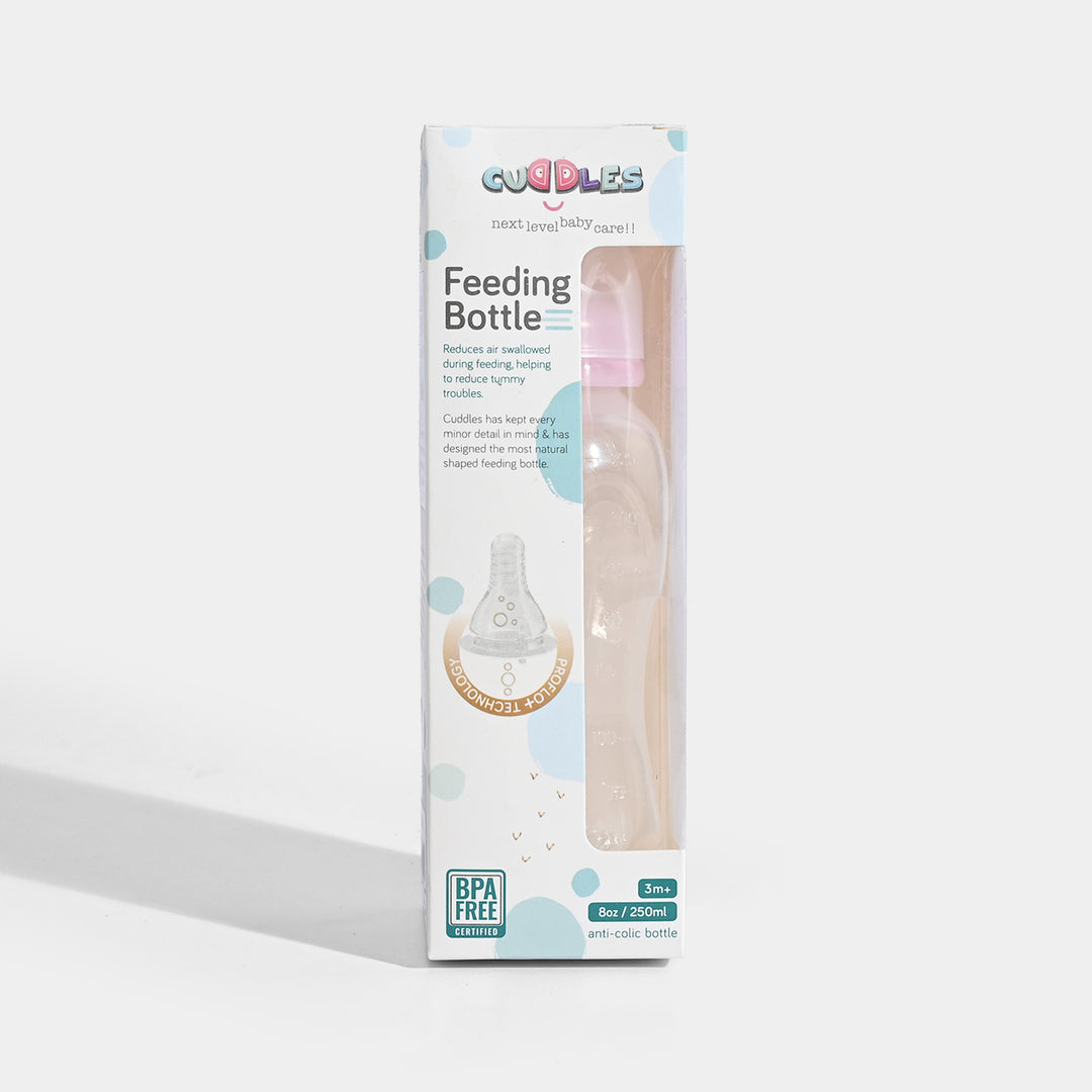 Cuddles Feeding Bottle 250ML - Pink