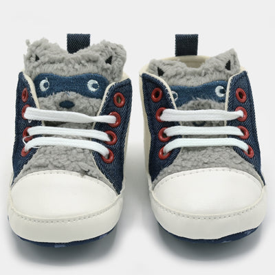 Baby Boy Shoes -Gray/White