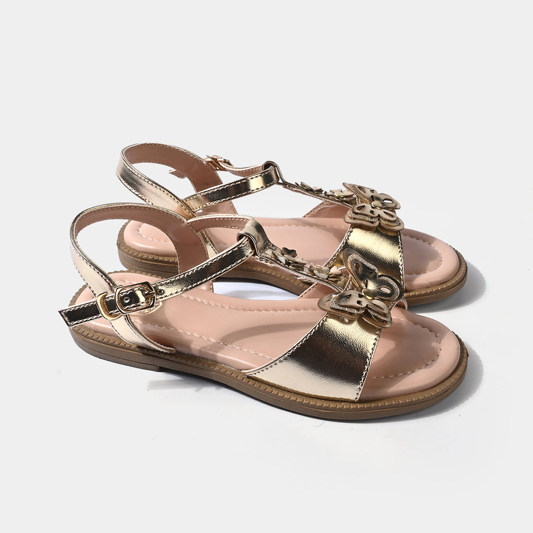Girls Sandal BS-014-Golden