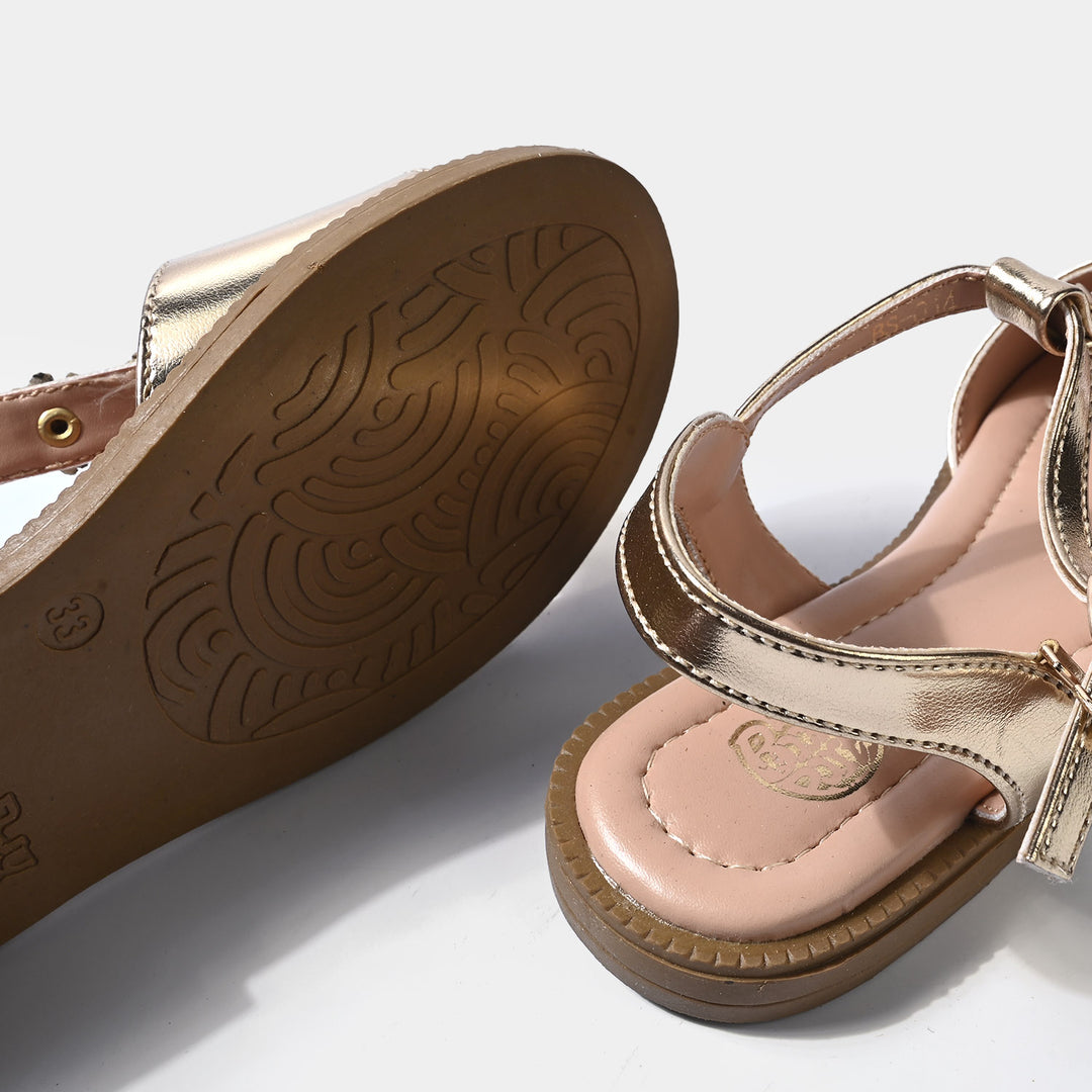 Girls Sandal BS-014-Golden