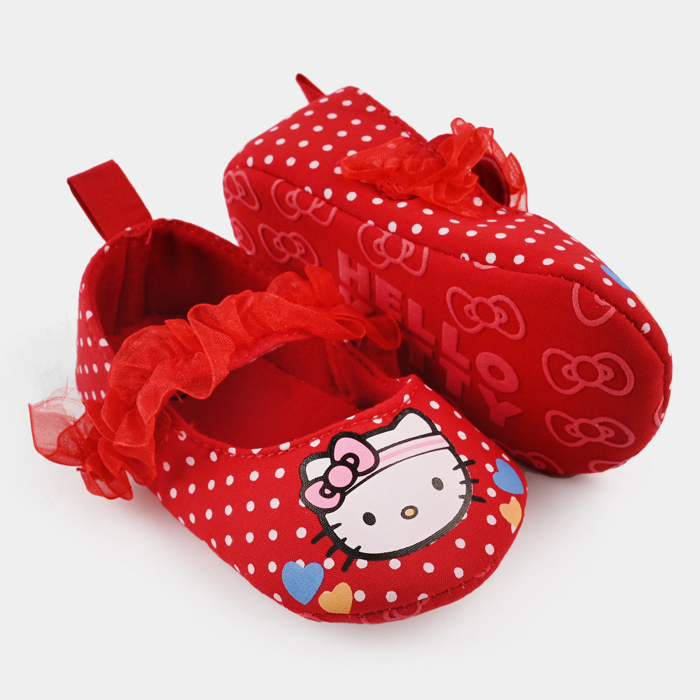 Baby Girls Shoes C-280-Red