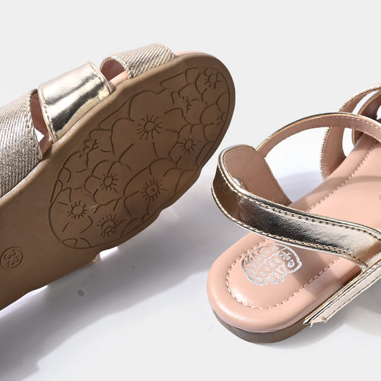 Girls Sandal 456-123-Golden