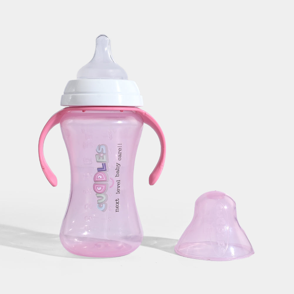 Cuddles Feeder Bottle 260Ml Pink