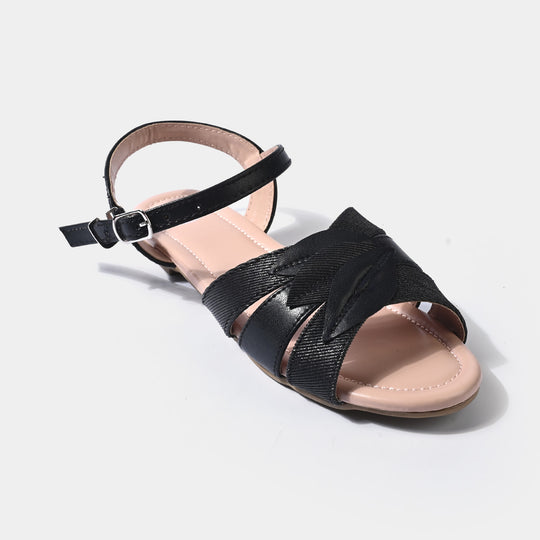 Girls Sandal 456-123-BLACK