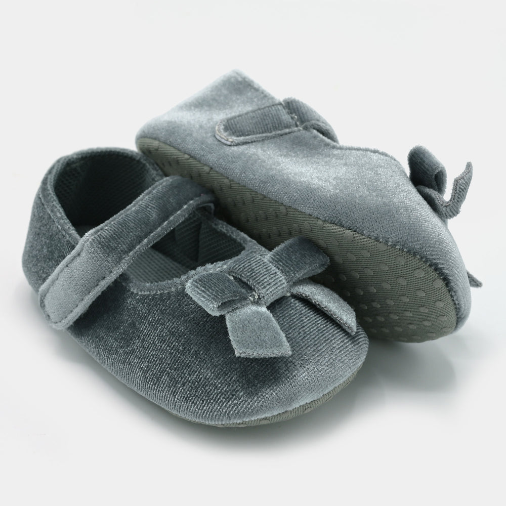 Baby Girls Shoes B281-GREY