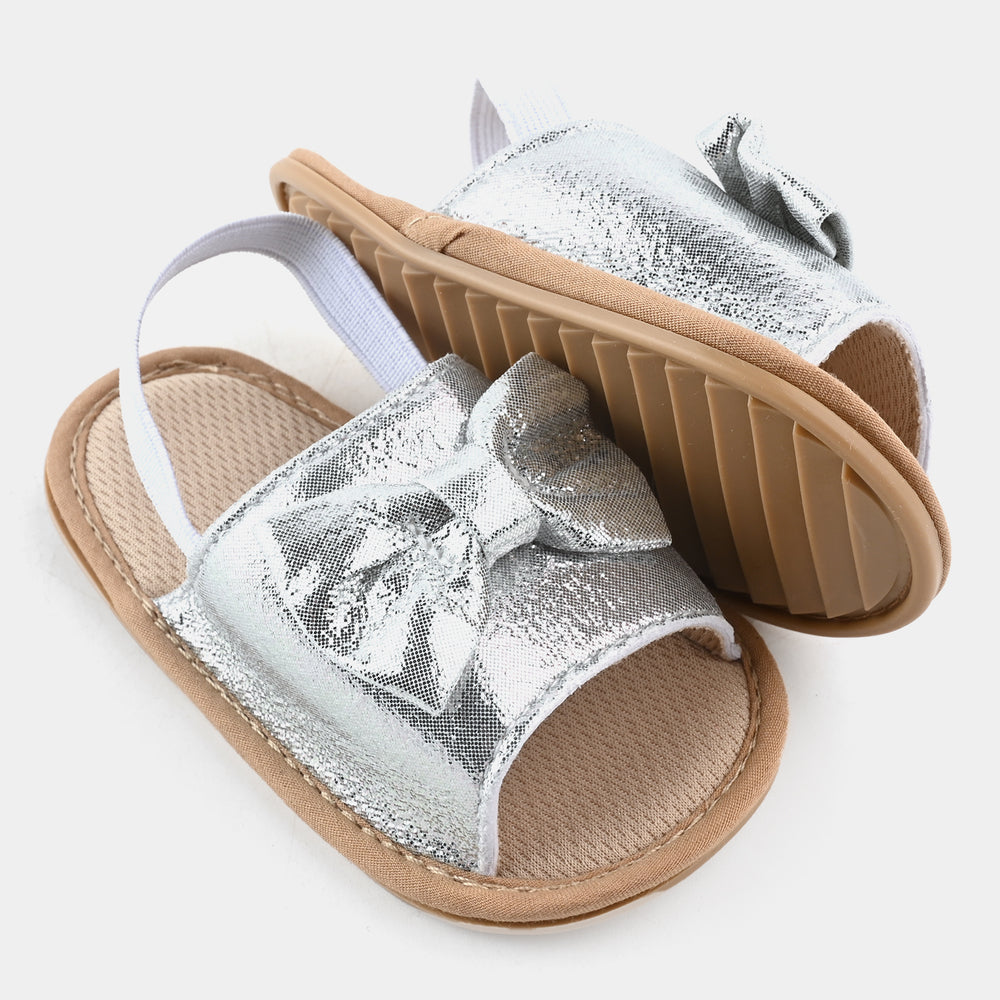 Baby Girls Shoes C-831-SILVER