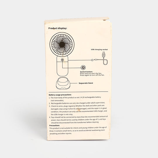 Rechargeable Mini Handheld Fan