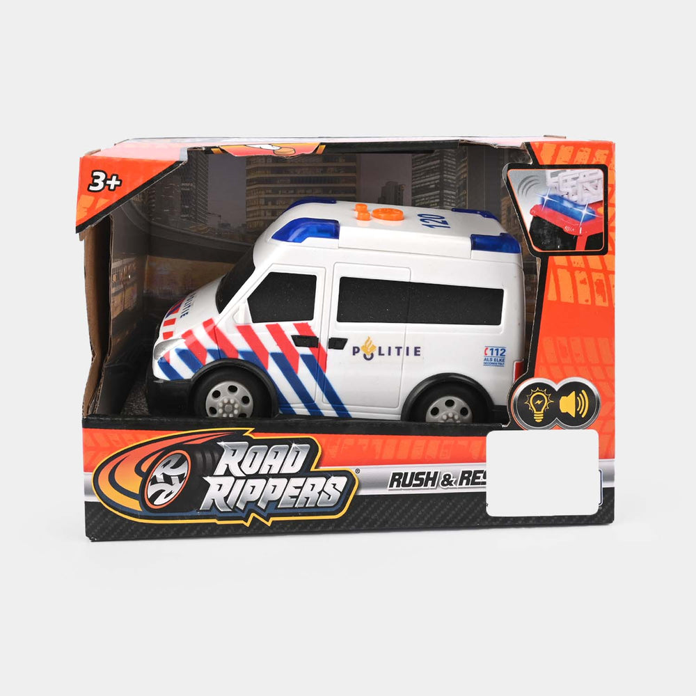 Rush & Rescue Vehicle Toy with Light and Sound for Kids