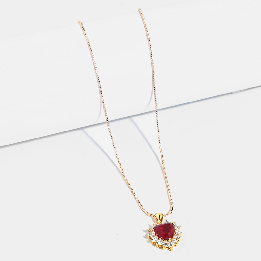 Girls Fancy Zircon Necklace