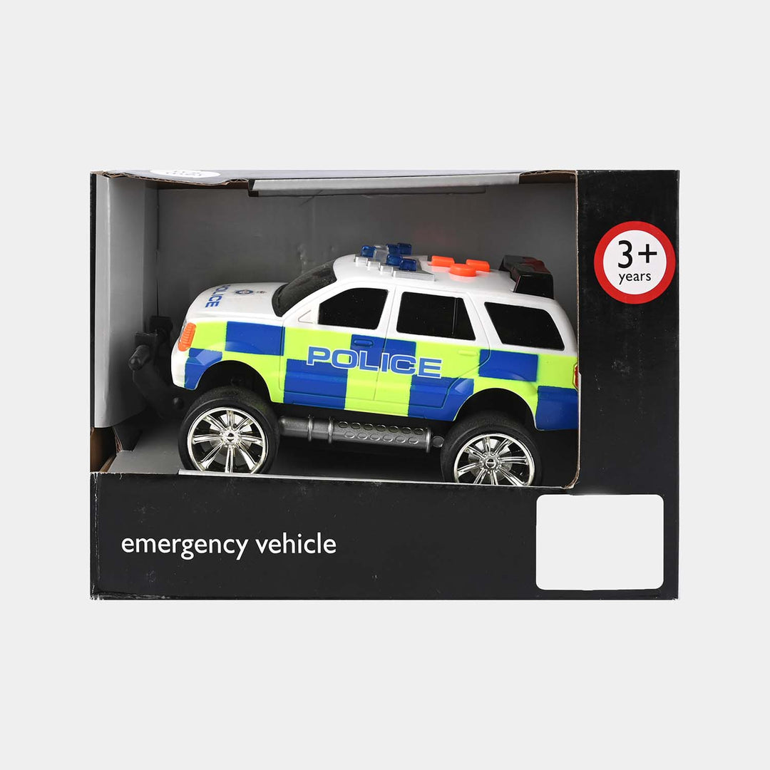 Police Vehicle Car with Light & Sound for Kids