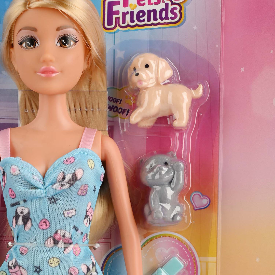 11.5" Lovely Fashion Doll with Accessories Set