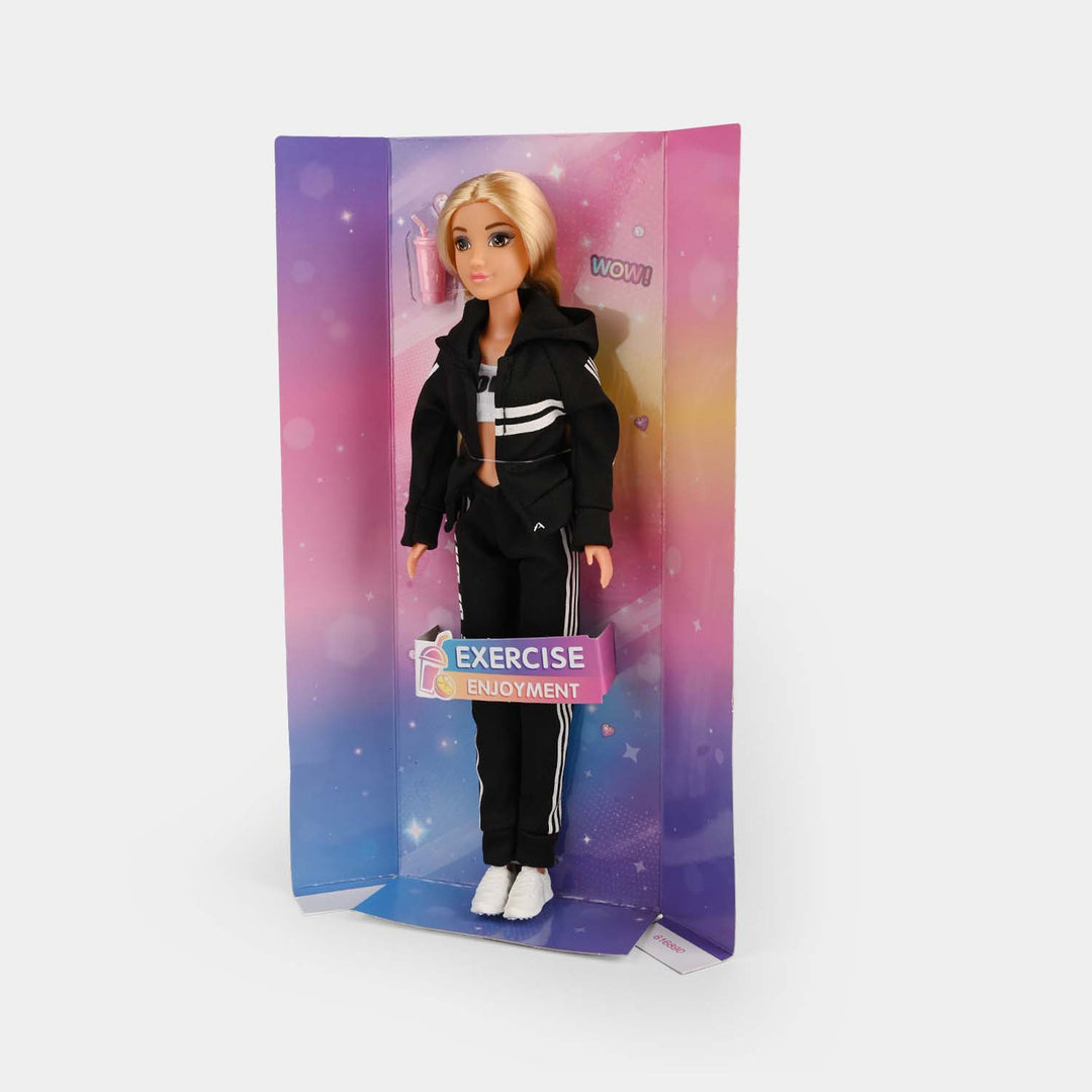 11.5" Lovely Fashion Doll with Accessories Set