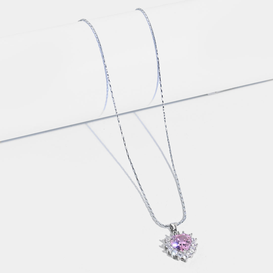 Girls Fancy Zircon Necklace