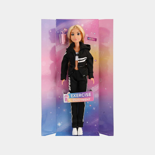 11.5" Lovely Fashion Doll with Accessories Set