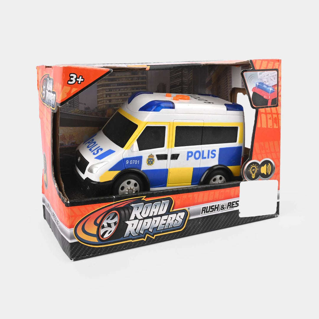 Rush & Rescue Vehicle Toy with Light and Sound for Kids