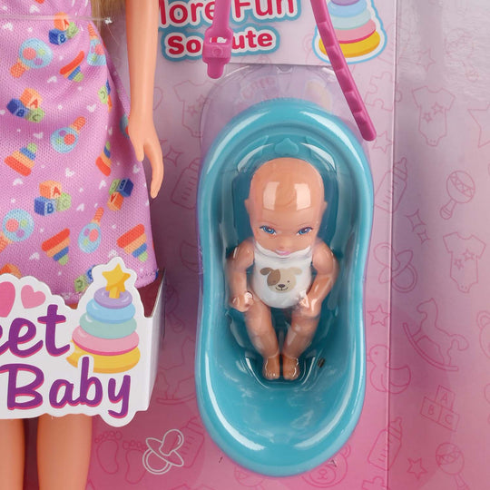 11.5" Lovely Fashion Doll with Accessories Set