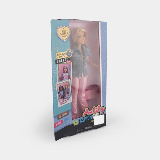 11.5" Lovely Fashion Doll with Accessories Set