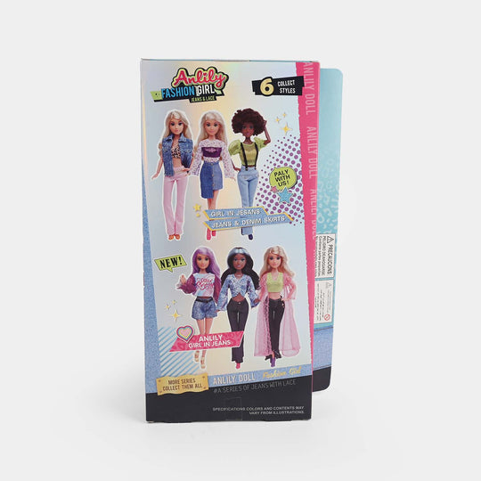 11.5" Lovely Fashion Doll with Accessories Set