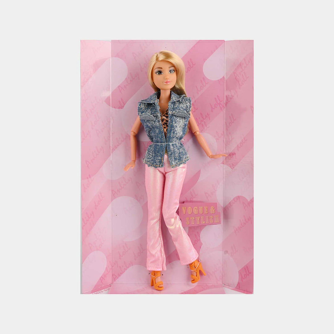 11.5" Lovely Fashion Doll with Accessories Set