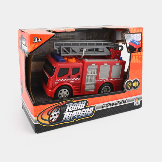 Rush & Rescue Vehicle Toy with Light and Sound for Kids