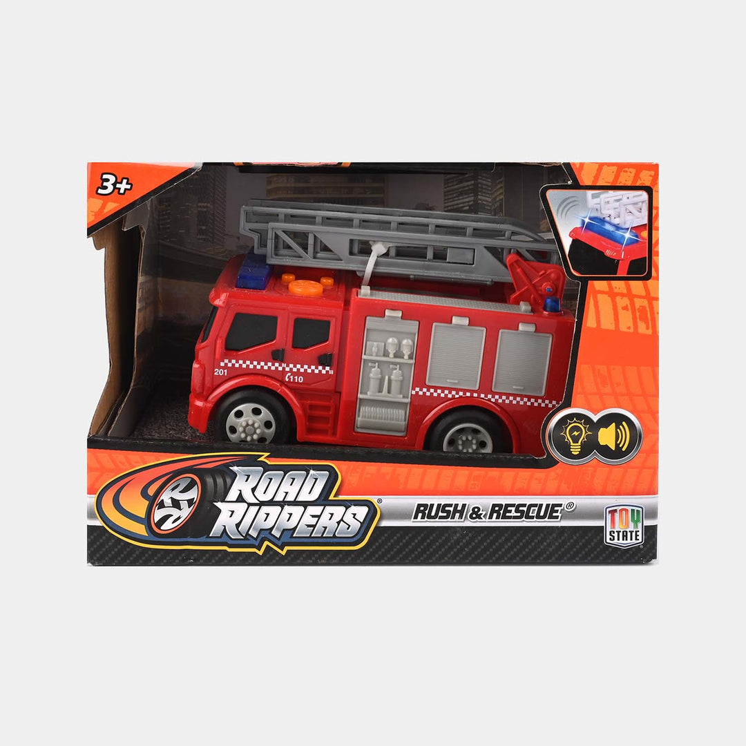 Rush & Rescue Vehicle Toy with Light and Sound for Kids