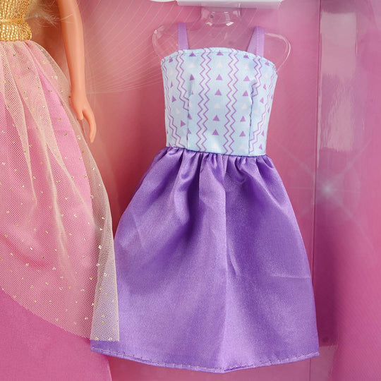 11.5" Lovely Fashion Doll with Accessories Set