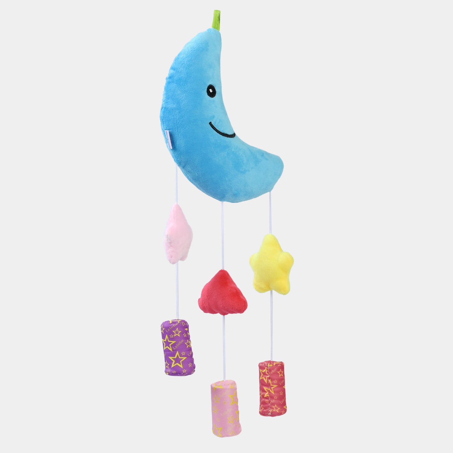 Cloud/Moon Wind Bell Rattle | Moon Blue – Bachaa Party